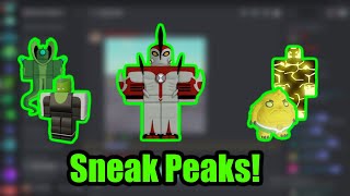 Every sneak peak of every upcoming Ben 10 game so far on roblox roblox robloxben10 [upl. by Bertram]