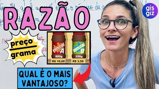 RAZÃO MATEMÁTICA  EXPLICAÇÃO E EXERCÍCIOS SOBRE RAZÃO  Prof Gis [upl. by Alimac]