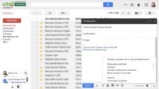 ¿Cómo configurar las opciones de lectura en Gmail  UTEL Universidad [upl. by Eelrahs216]