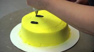 How to Decorate a Cake With a Smiley Face  Cake Recipes [upl. by La Verne838]