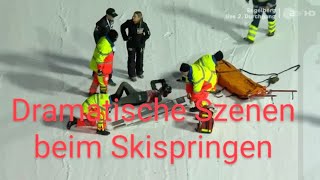 Engelberg Skispringen Anna Ström verletzt sich schwer  engelberg skispringen annaström [upl. by Nitsruk]