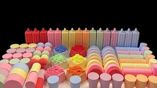 ASMR RAINBOW baking Soda Crushing sounds Very Satisfying [upl. by Kcerred]