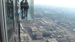 Sears Tower Chicago  glass box [upl. by Gnouh]