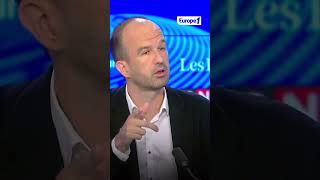 Manuel Bompard souhaite un débat à 3  Macron Le Pen Mélenchon shorts radio politique [upl. by Idok]