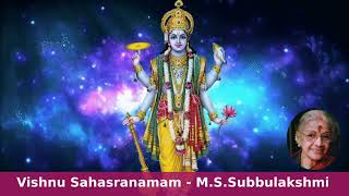 Vishnu Sahasranamam  M S Subbulakshmi  Full Version Original  Daily Listen Vishnu Sahasranamam [upl. by Eecyak]