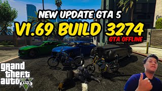 CARA UPDATE GTA 5 V169 BUILD 3274  GTA 5 INDONESIA [upl. by Ayila]