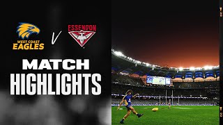 West Coast Eagles v Essendon Highlights  Round 15 2022  AFL [upl. by Packer]