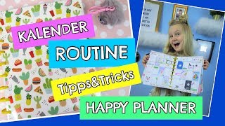 KALENDER ROUTINE 2018 📚 Back to school Tipps ❣ Tricks ❣ Diy  MaVie Family Living [upl. by Yrad]