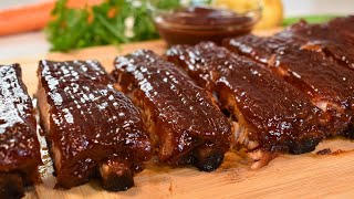 How To Make The Best BBQ Ribs in the Oven  Easy Oven Baked Ribs [upl. by Annoyi658]