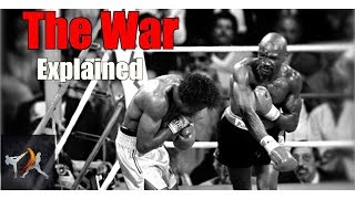 The War  The Most Explosive Fight In Boxing Explained Hagler vs Hearns Fight Breakdown [upl. by Ainevul]