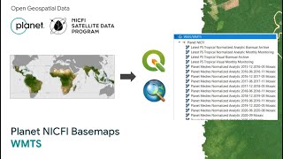 Load Planet NICFI basemaps as WMTS in QGIS or ArcGIS [upl. by Ahsemat]