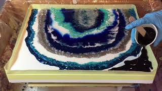 29 Making a Resin Geode Part 3 [upl. by Ahselrac667]