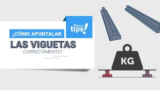 ¿Cómo apuntalar las viguetas correctamente [upl. by Yendahc409]