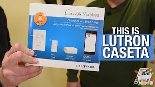 Lutron Caseta Smart Home Lighting Introduction  HANDYGUYS TV [upl. by Anneh]