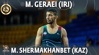 Mohammadreza Geraei IRI vs Meiirzhan Shermakhanbet KAZ  Final  Bolat Turlykhanov Cup [upl. by Adnah766]