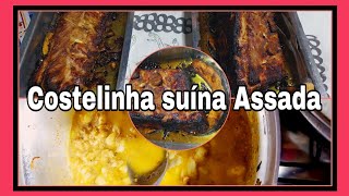 Fiz sopa de inhame e asseio costelinha suína para a janta [upl. by Ainoz406]