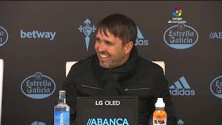 Rueda de prensa RC Celta vs Levante UD [upl. by Sul]