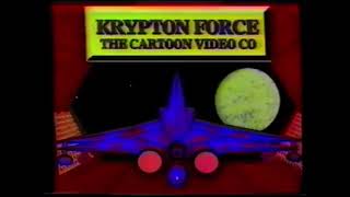 Krypton Force 198689 UK VHS Logo [upl. by Erehc]