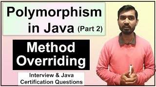 Polymorphism In Java Part 2  Method Overriding In Java [upl. by Nnylkcaj295]