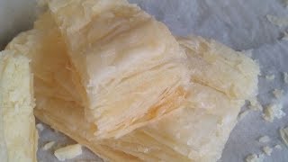 Quick Puff Pastry fullproof recipe I Flaky Light Buttery Melting in mouth Easy to cut I HelloEl [upl. by Lurie972]