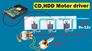 Brushless BLDC motor ESC controller using irfz44 CD HDD motor driver [upl. by Casabonne]