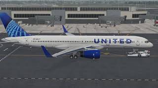 XP11 757 EWRDUB [upl. by Enelyaj]