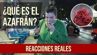 ¿Qué es el azafrán REACCIONES REALES [upl. by Damalis]