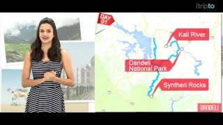 Dandeli tour 1day itinerary in 60 seconds [upl. by Gnim]