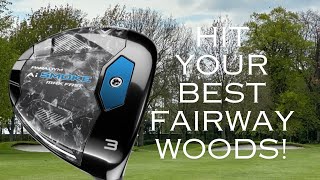 The ridiculously simple way to hit your best fairway woods subscribe golftips [upl. by Mailand]