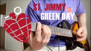 St Jimmy Green Day Guitar Cover Gibson Les Paul Junior with Seymour Duncan Antiquity P90 [upl. by Telimay600]