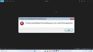 ChromeSetupexe no es una aplicación Win32 válida en Windows 7 SOLUCION [upl. by Noek]
