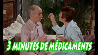 3 minutes de médicaments  à la pharmacie avec Louis de Funès 💊💉⚕️ [upl. by Ainocal]