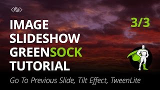 GreenSock Tutorial  How To Create A Simple Image Slideshow  Part 3 [upl. by Trilley]