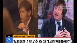 Javier Milei quotEstoy podrido de los keynesianos y estructuralistasquot América Tv  040418 [upl. by Bael882]