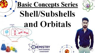 shells subshells and orbitals  shells subshells and orbitals of an atom  in urdu hindi [upl. by Luelle]