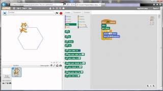 Scratch  Drawing Polygons Shapes [upl. by Gibbie]