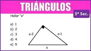 TRIÁNGULOS  TEOREMA DE PITÁGORAS  EJERCICIO SOLUCIONADO geometry [upl. by Hepsiba]