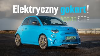 Abarth 500e 2024  W pełni elektryczna wyścigówka 100 ZABAWY D  Irokez [upl. by Scrogan39]