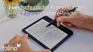 tolino entdecken  Handschriftliche Anmerkungen und Markierungen im eBook [upl. by Clippard871]