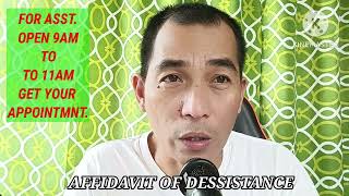 Affidavit of Desistance how To Process [upl. by Suiravad993]