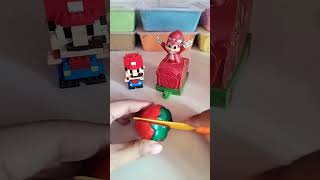 🌈🌈Mario Cutting Strawberry 🍓 for Jollibee mariobros shorts shortsfeed bricks [upl. by Bush]