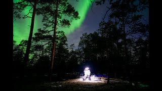 Winter Camp under the Northern Light [upl. by Accebber]