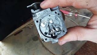 XL12 How to Rebuild the float and set the Carb on a Homelite XL12 [upl. by Stavros]