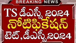 TS DSC NOTIFICATION 2024  TS DSC LATEST NEWS TODAY  TS DSC 2024 LATEST UPDATES TODAY  SYLLABUS [upl. by Odicalp]