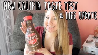 LIFE UPDATE amp CALIFIA PEPPERMINT MOCHA TASTE TEST [upl. by Htiaf]