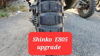 신코 E805 개선하기shinko E805 tire regrooving vstrom1000 shinko e805 regrooving allnewshinko [upl. by Rohclem]