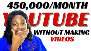 Best Online Business To Start With Just Your Phone  Make Money On YouTube Without Making Videos [upl. by Lupee]