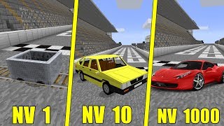 NÍVEIS DO CARRO no MINECRAFT [upl. by Bealle627]