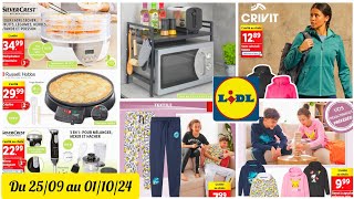 🤓 LIDL PROMOTIONS 🔥 DU 2509 AU 0110 2024 [upl. by Atalayah415]