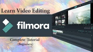 Filmora video editing tutorial for beginners  full course  Hindi [upl. by Dannye178]